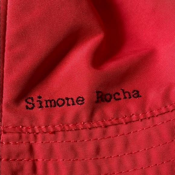 Simone Rocha Red Bucket Hat - Picture 4 of 6